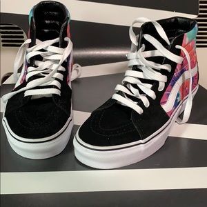 Brand new, size 6.5 Women’s Tie-dye colored vans.